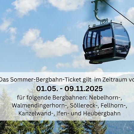 Bergfex Falkenberg 304 Mit Sommer-Bergbahnticket Oberstdorf Eksteriør billede